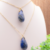 Pendentif goutte en lapis lazuli – Image 2