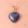 PENDENTIF CŒUR EN LAPIS LAZZULI – Image 2