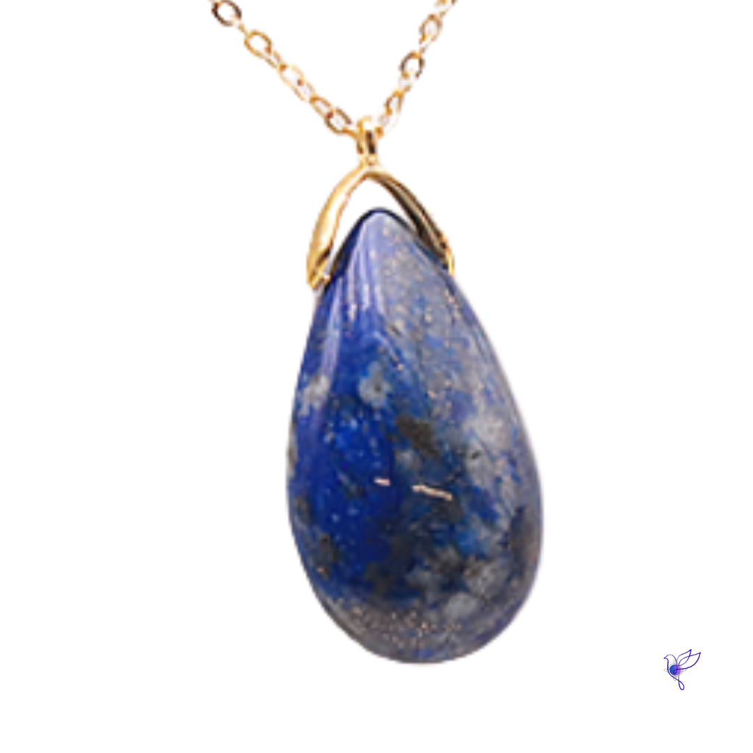Pendentif goutte en lapis lazuli