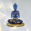 Bouddha bleu et or