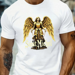 Tee Shirt SAINT MICHEL archange - homme, manches courtes