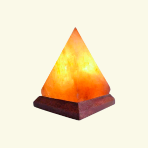 Lampe PYRAMIDE en SEL rose