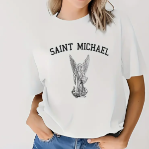 Tee Shirt SAINT MICHEL archange - femme, manches courtes