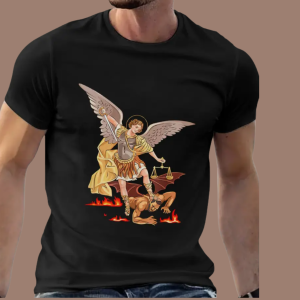 Tee Shirt SAINT MICHEL archange - homme, manches longues