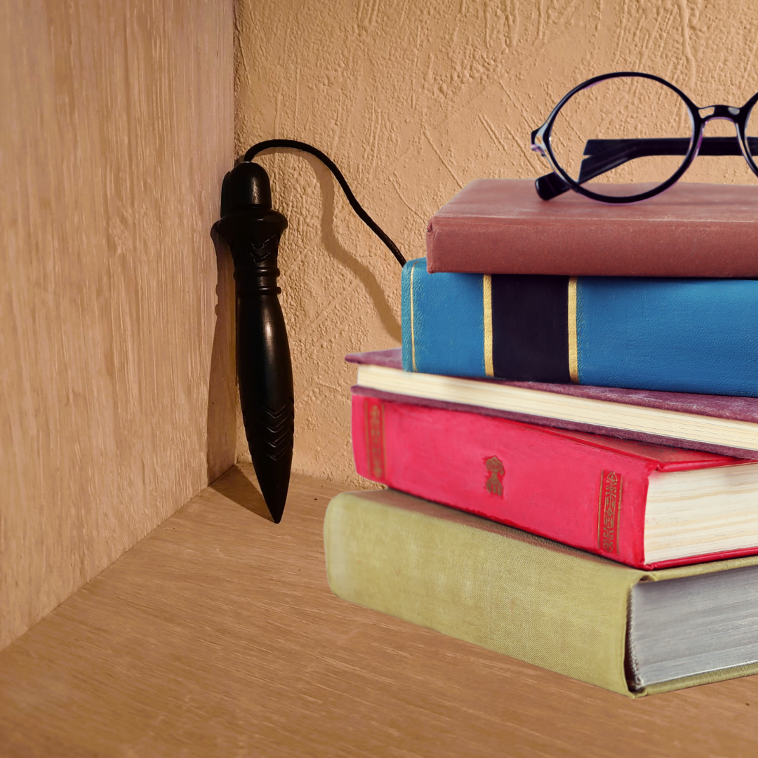 PENDULE DE THOT EN EBENE PLOMBE (professionnels) – Image 3