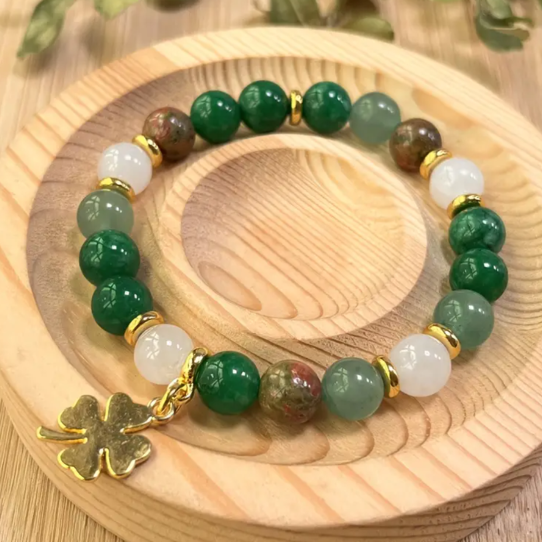 BRACELET DE PROSPERITE EN AVENTURINE – Image 2