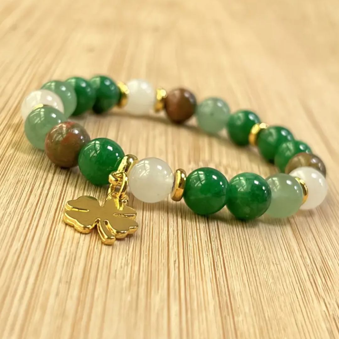 BRACELET DE PROSPERITE EN AVENTURINE