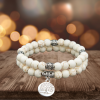BRACELET EN HOWLITE  BLANCHE – Image 2