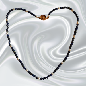 COLLIER DE PERLES ET LAPIS LAZZULI