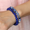 Bracelets en lapis lazuli & obsidienne - ERADIQUER LES PEURS – Image 2