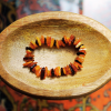 BRACELET baroque en perles D’AMBRE DE LA BALTIQUE – chakra terre – Image 3