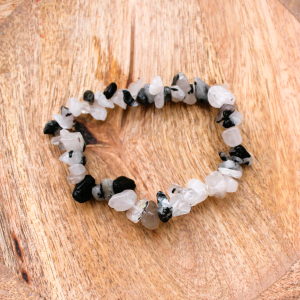 BRACELET en TOURMALINE (perles baroques) - absorption des ondes négatives