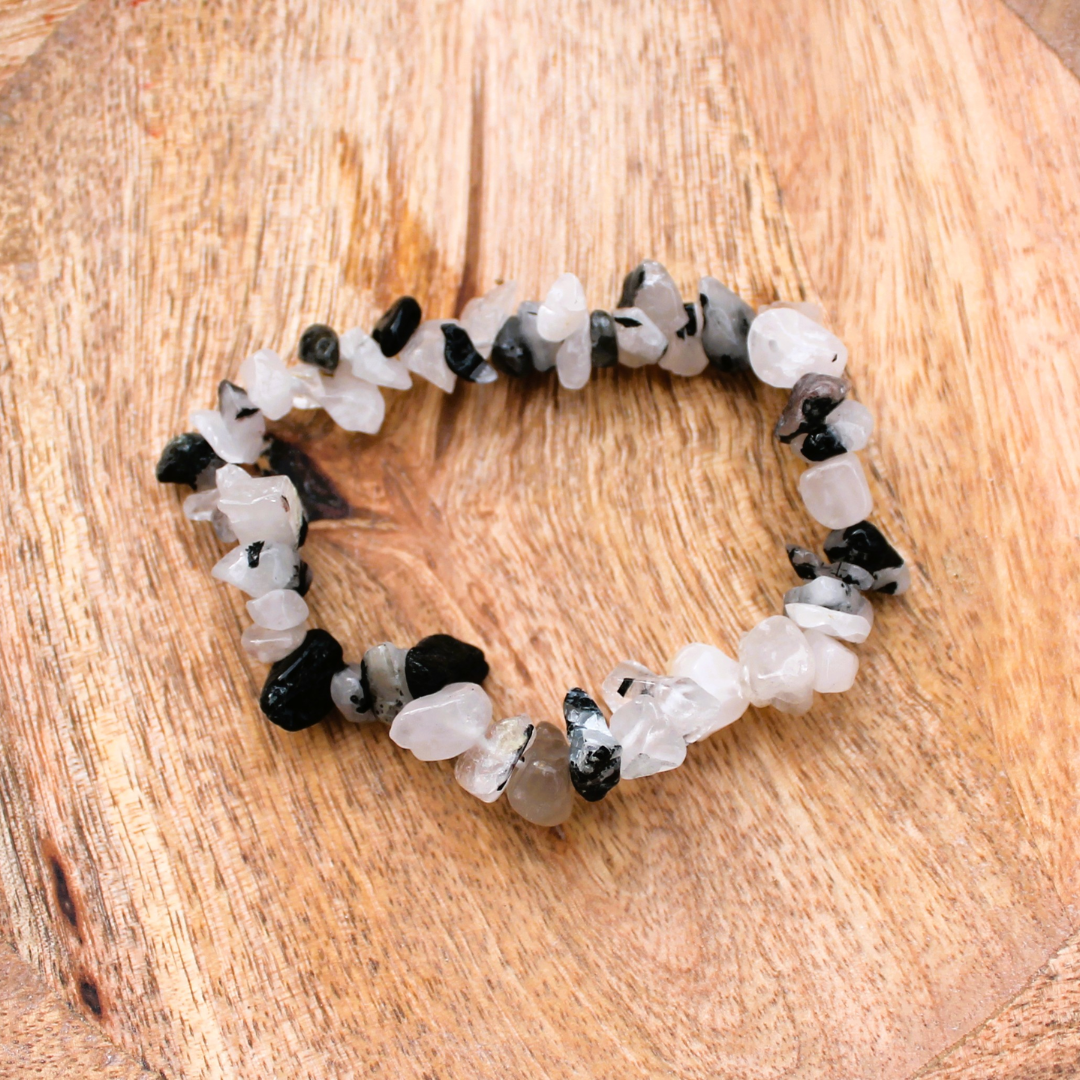 BRACELET en TOURMALINE (perles baroques) - absorption des ondes négatives