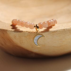 BRACELET en PIERRE DE SOLEIL - vitalité & optimisme
