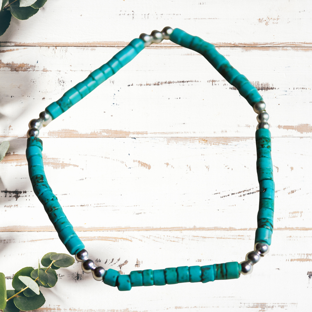 BRACELET EN TURQUOISE – chakra de la gorge