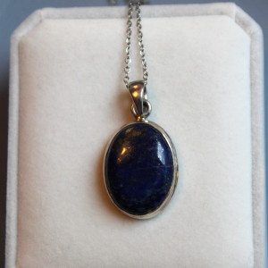 PENDENTIF en LAPIS LAZULI - combattivité & créativité