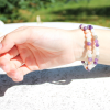BRACELET 4 FORCES - pierre de soleil, quartz rose, aigue marine & lépidolite – Image 4
