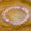 BRACELET en QUARTZ ROSE