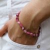 BRACELET en TOURMALINE ROSE (amour & compassion)