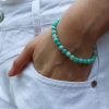 BRACELET en AMAZONITE (régulation organique, apaisement) – Image 2