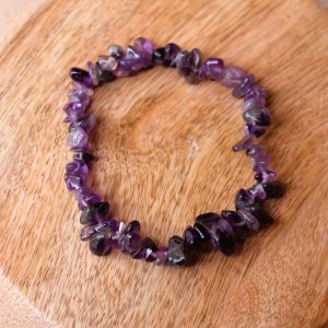 BRACELET BAROQUE en AMETHYSTE