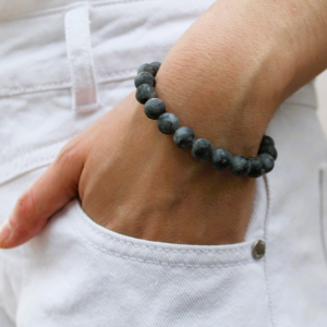 BRACELET en LARVIKITE (ancrage)