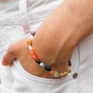 BRACELET multi-pierres (vertus holistiques)
