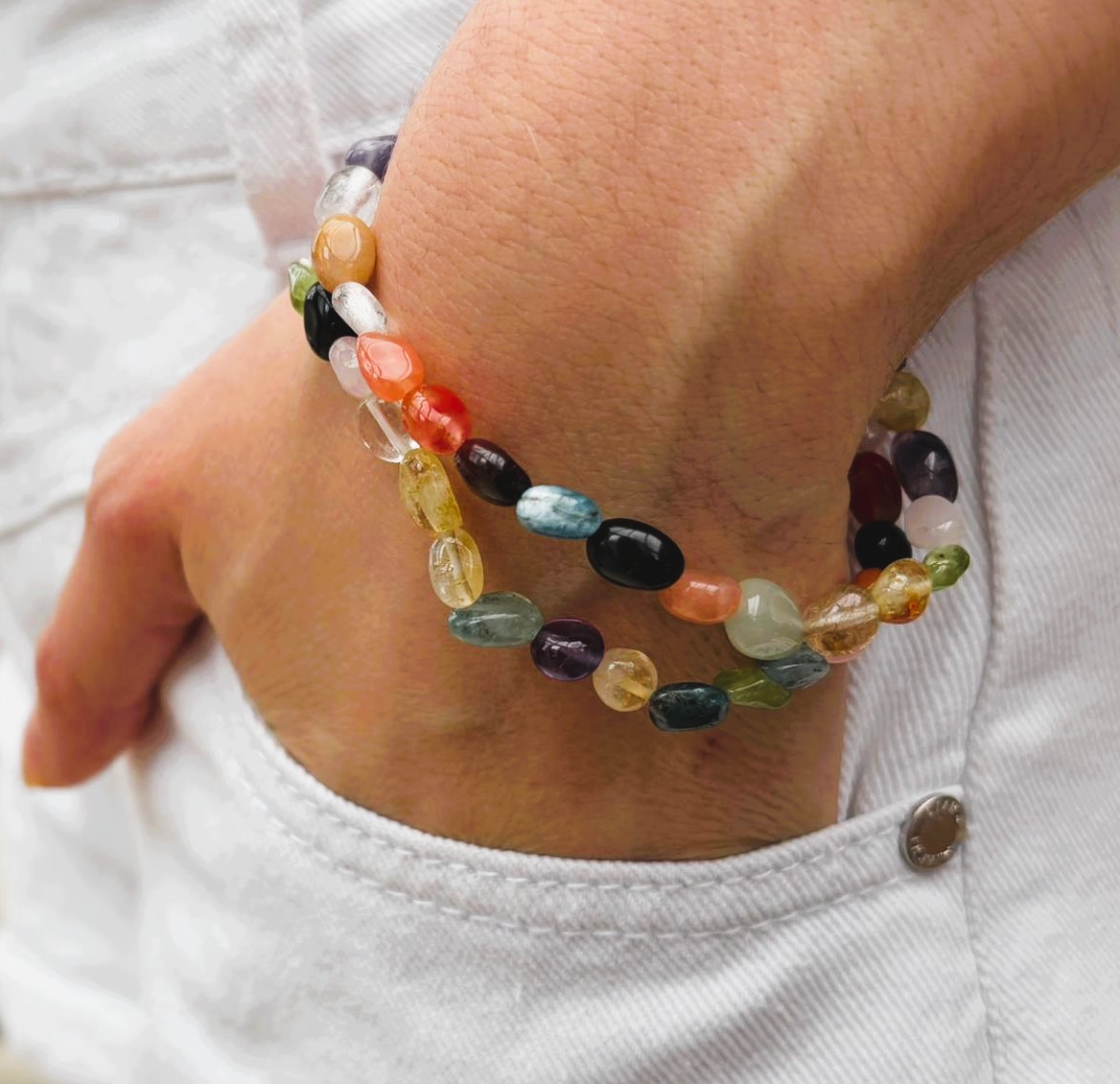 BRACELET multi-pierres (vertus holistiques) – Image 2