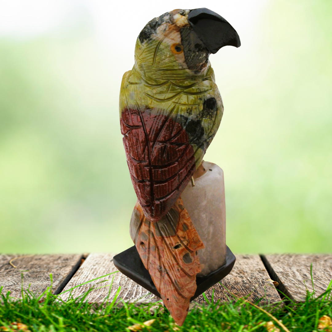 OISEAU EN PIERRES FINES (perroquet) – Image 3