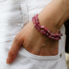 BRACELET en TOURMALINE ROSE (amour & compassion) – Image 2