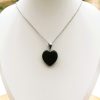 PENDENTIF CŒUR en OBSIDIENNE – Image 3