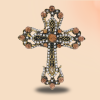 BROCHE CROIX style vintage