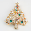 BROCHE de NOEL - joli sapin en perles et pierres colorées – Image 2