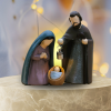 CRECHE DE NOËL - mini-crèche de 3 petits personnages – Image 2