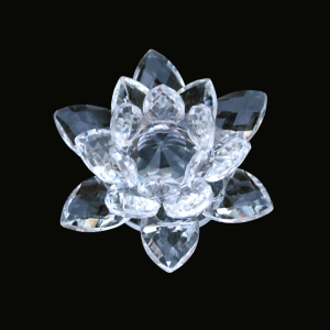 FLEUR DE LOTUS en cristal