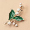 BROCHE motif floral : MUGUET