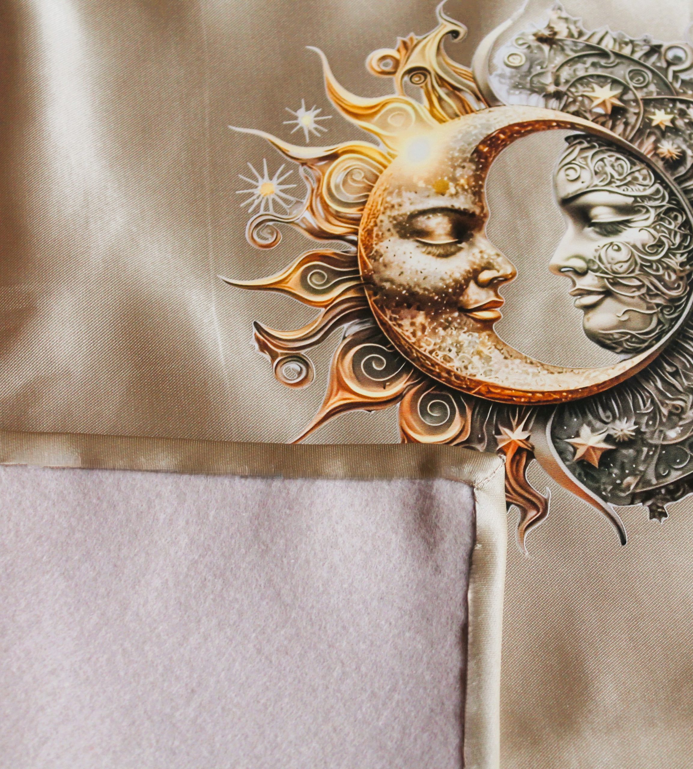 NAPPE DE VOYANCE - lune & soleil, rêve de satin – Image 3