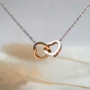 Pendentif CŒURS ENLACES