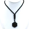 AMULETTE en OBSIDIENNE NOIRE - protection des ondes négatives – Image 4