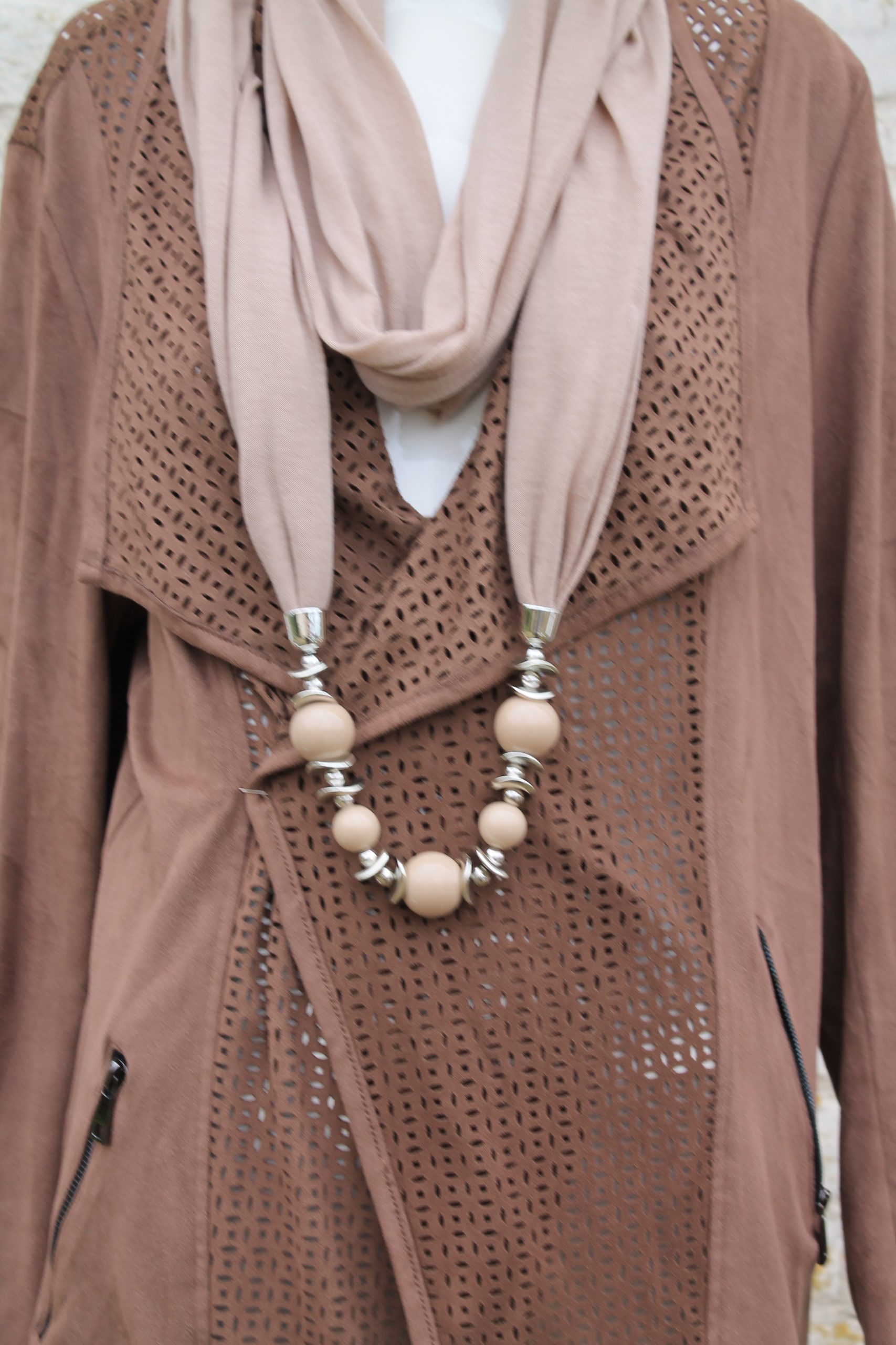 FOULARD-BIJOU beige – Image 5