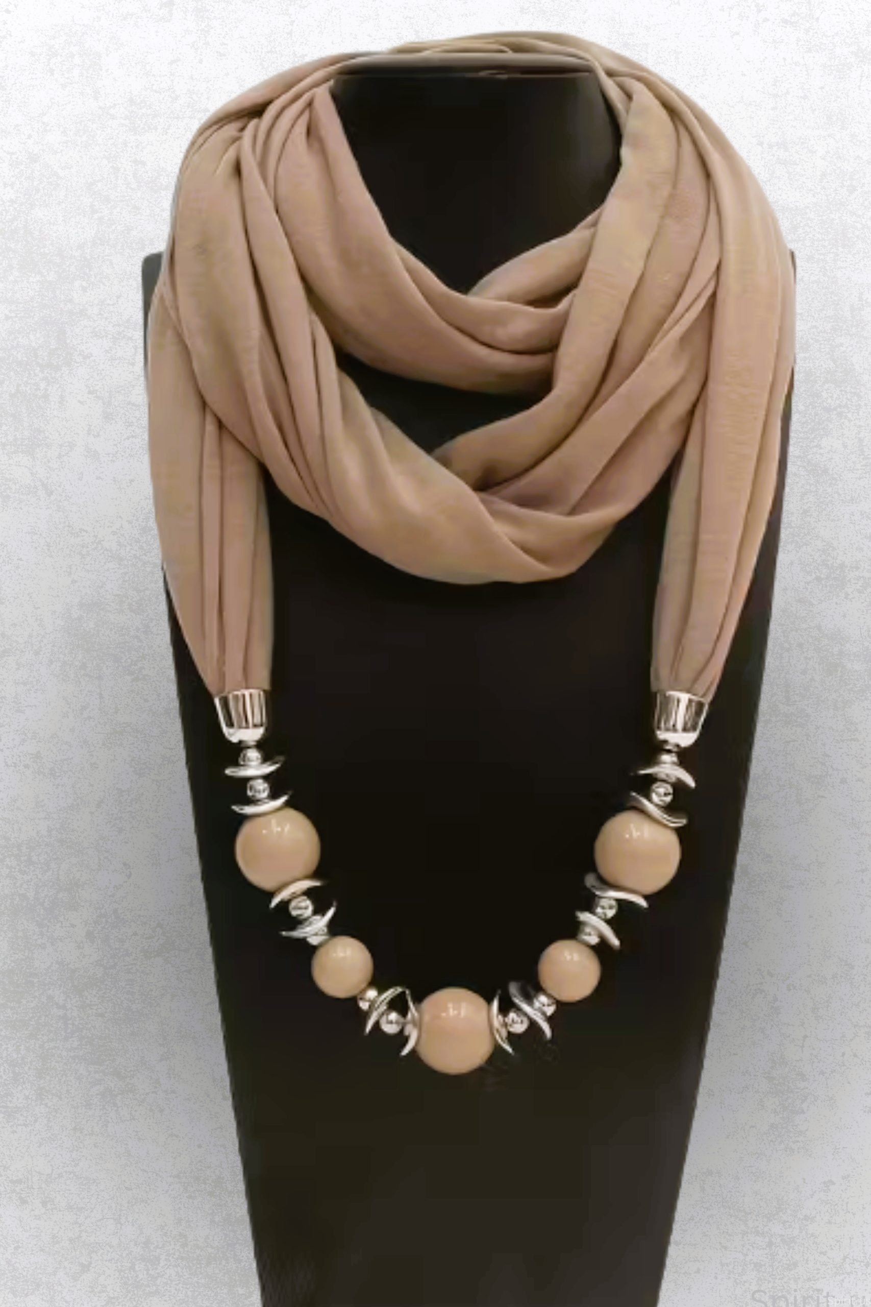 FOULARD-BIJOU beige – Image 4