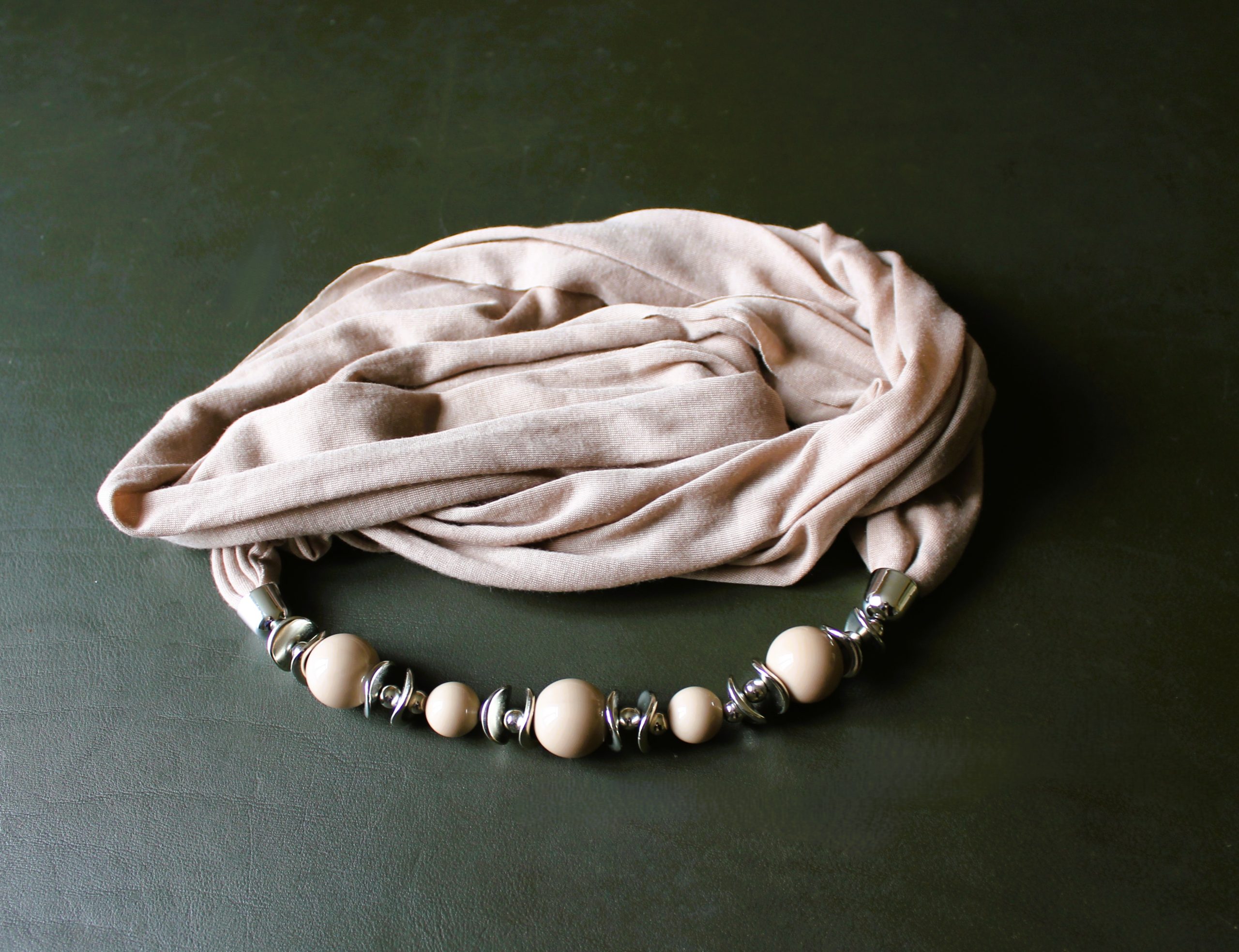 FOULARD-BIJOU beige – Image 2