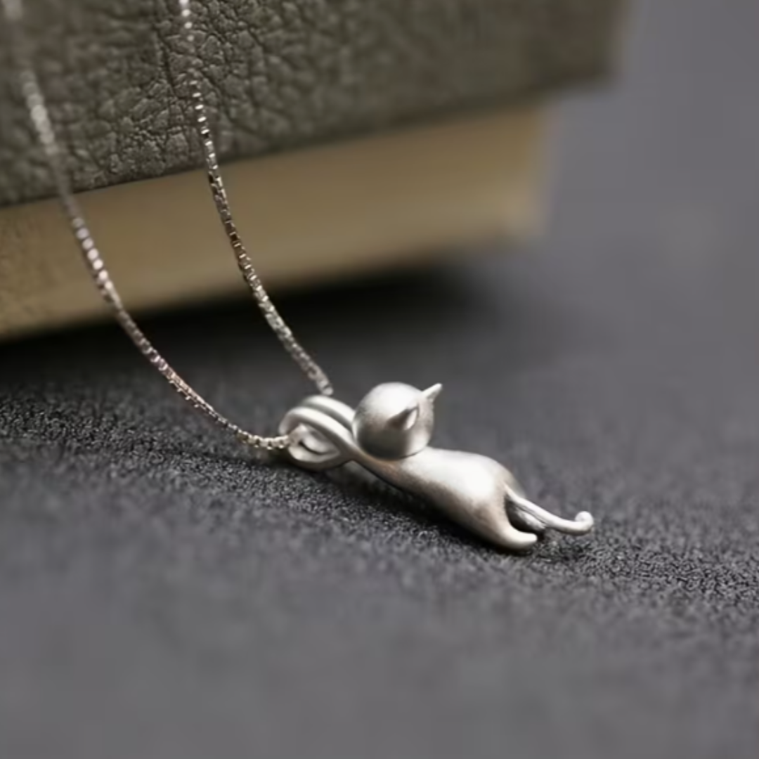 PENDENTIF CHAT - petit chat qui gambade – Image 4