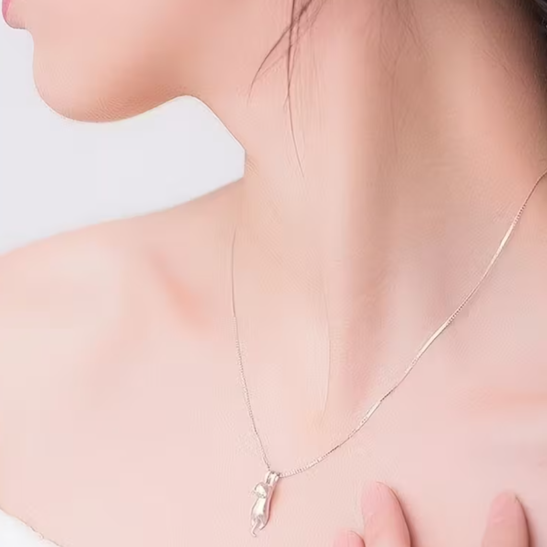 PENDENTIF CHAT - petit chat qui gambade – Image 3