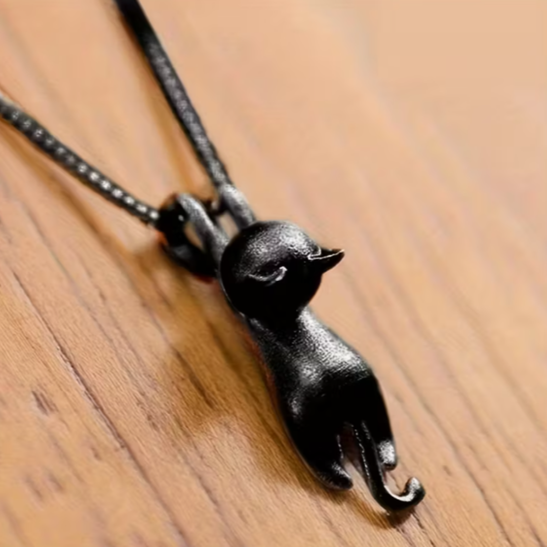 PENDENTIF CHAT - petit chat qui gambade – Image 2