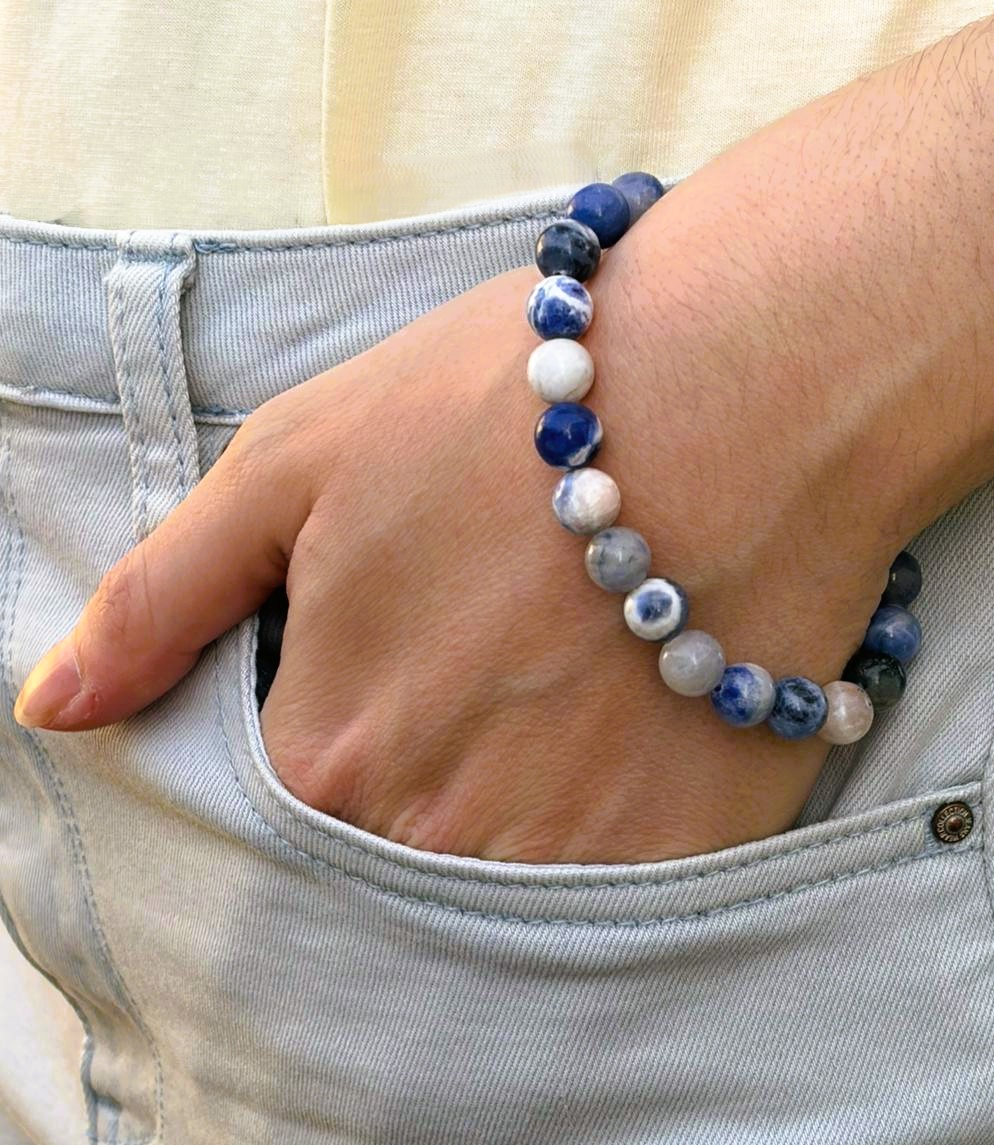 BRACELET en SODALITE - clarté mentale et communication – Image 3