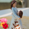 STATUETTE amour d'une maman et de sa fille